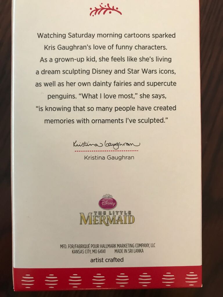Ariel’s World - The Little Mermaid (Disney) ornament collectible [Barcode 763795166336] - Main Image 2