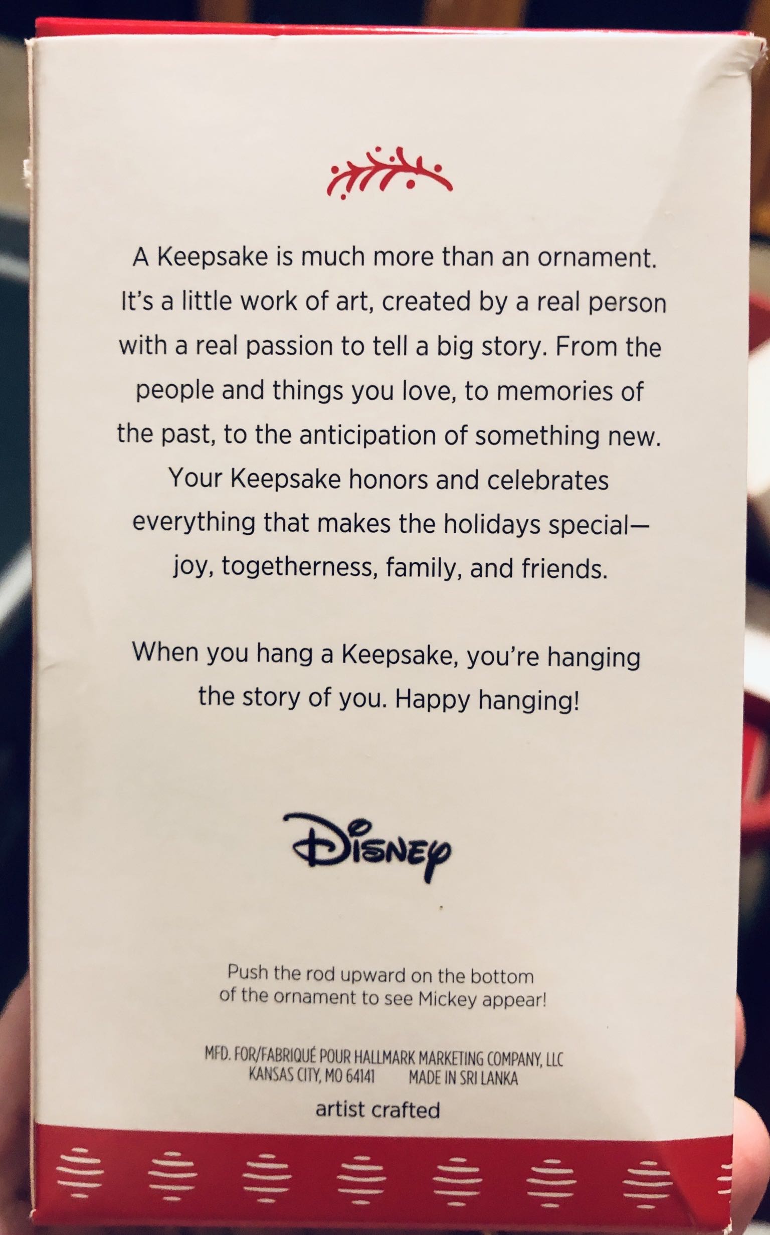 Snowman Surprise  - Mickey & Minnie (Disney) ornament collectible [Barcode 763795170517] - Main Image 3