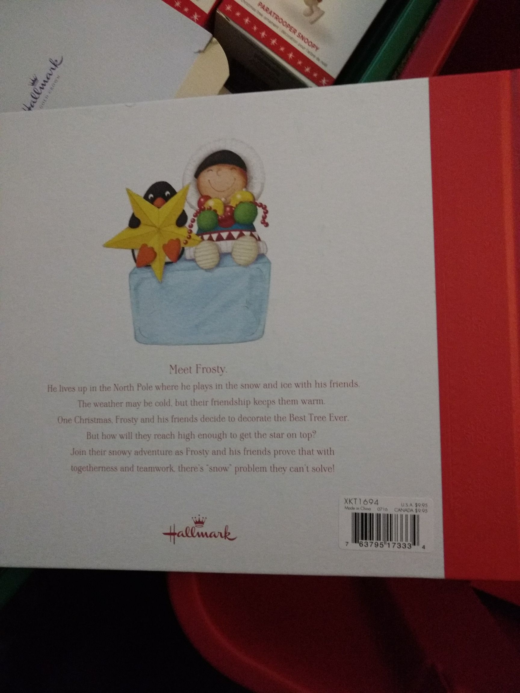 Frosty Friends and the Best Tree Ever - Frosty Friends ornament collectible [Barcode 763795173334] - Main Image 2