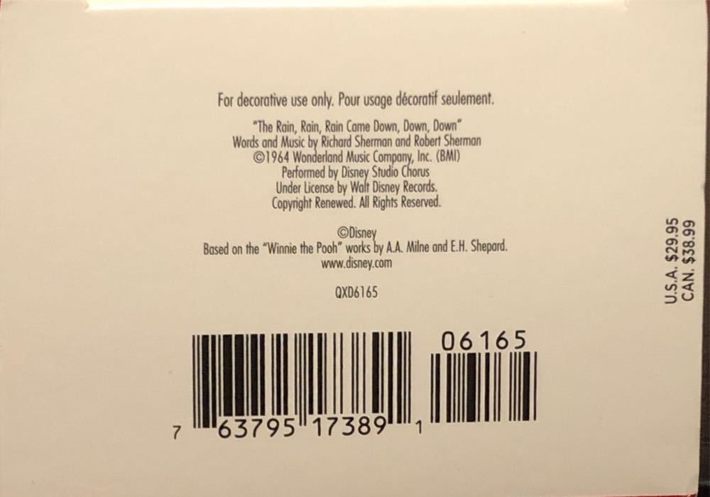 A Blustery Day - Disney Winnie The Pooh (Disney Winnie the Pooh) ornament collectible [Barcode 763795173891] - Main Image 3