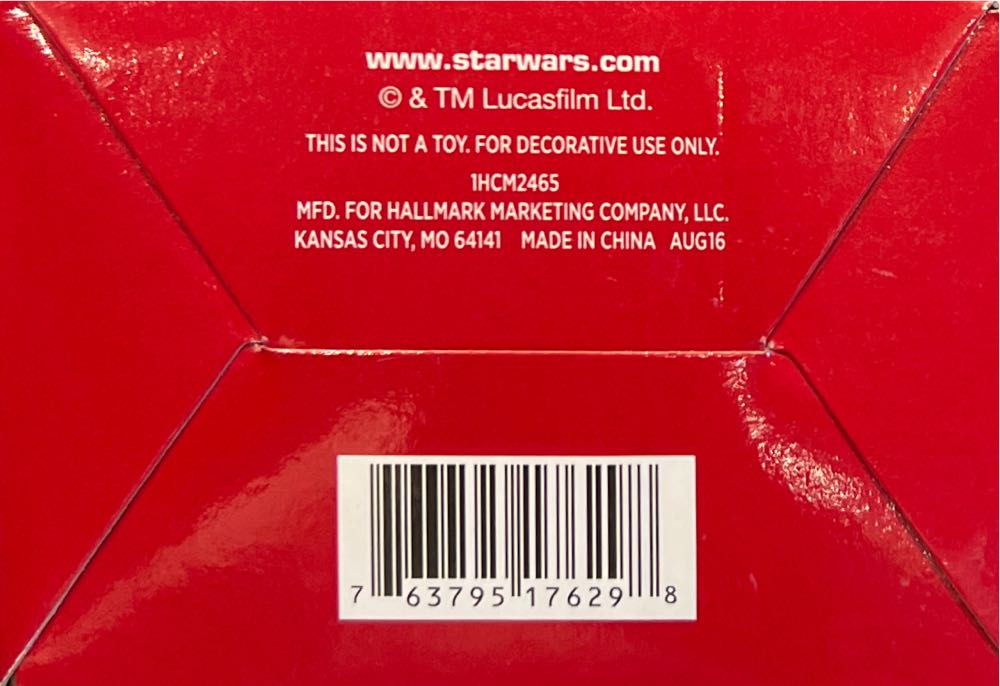 Boba Fett - Star Wars (Red Box) ornament collectible [Barcode 763795176298] - Main Image 3