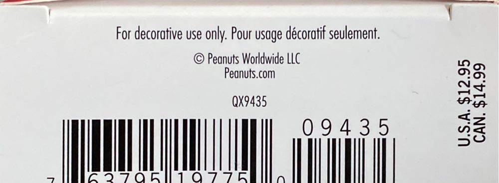 #20 Peanuts Spotlight On Snoopy #20 Baker Snoopy - Spotlight On Snoopy (Snoopy) ornament collectible [Barcode 763795197750] - Main Image 4