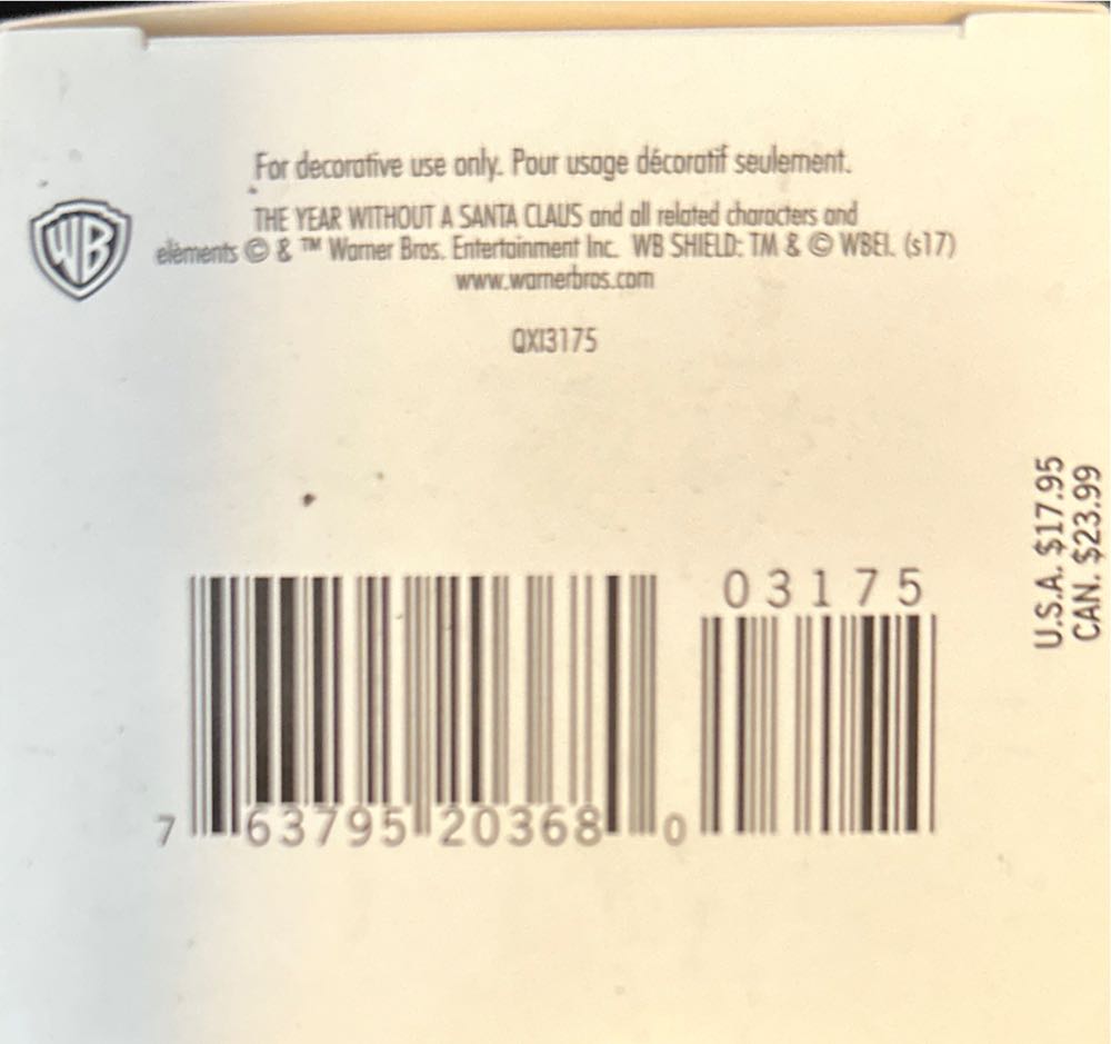 Here’s Mr. Snow Miser! - The Year Without A Santa Claus (Rankin and Bass) ornament collectible [Barcode 763795203680] - Main Image 4