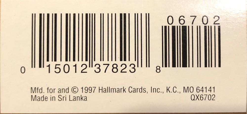 Hallmark Keepsake. Christmas. 1997. Santa Mail. Designed By Nello Williams. - Keepsake Ornament (Santa Mail) ornament collectible [Barcode 015012378238] - Main Image 4