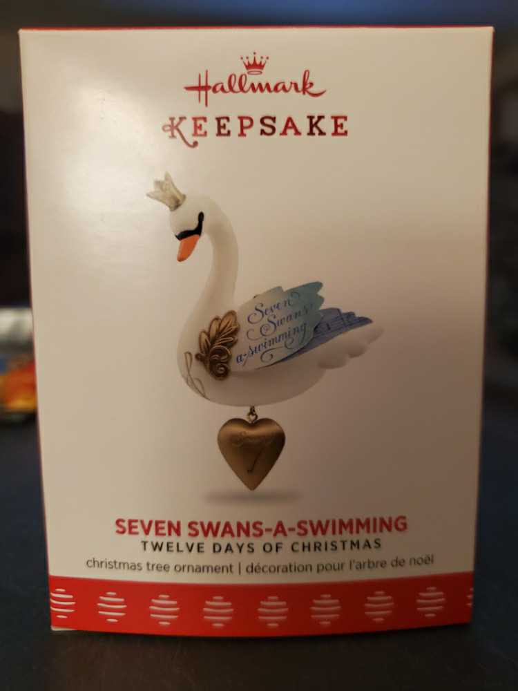 Twelve Days of Christmas 7, Seven Swans-A-Swimming - Twelve Days Of Christmas (12 Days Of Christmas) ornament collectible [Barcode 763795214143] - Main Image 3