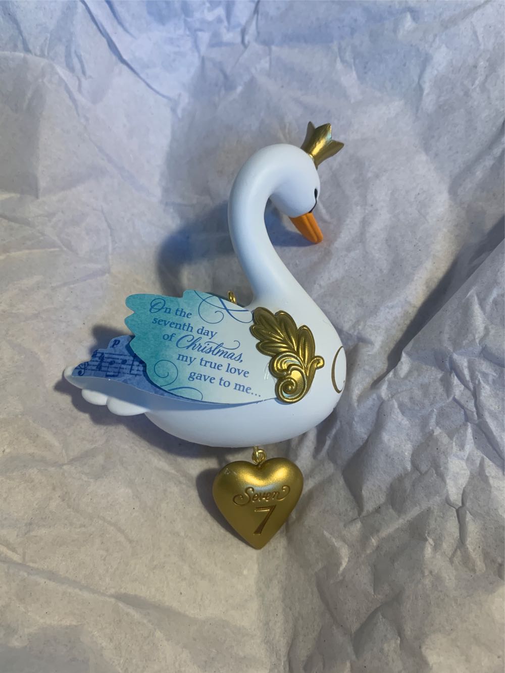 Twelve Days of Christmas 7, Seven Swans-A-Swimming - Twelve Days Of Christmas (12 Days Of Christmas) ornament collectible [Barcode 763795214143] - Main Image 4