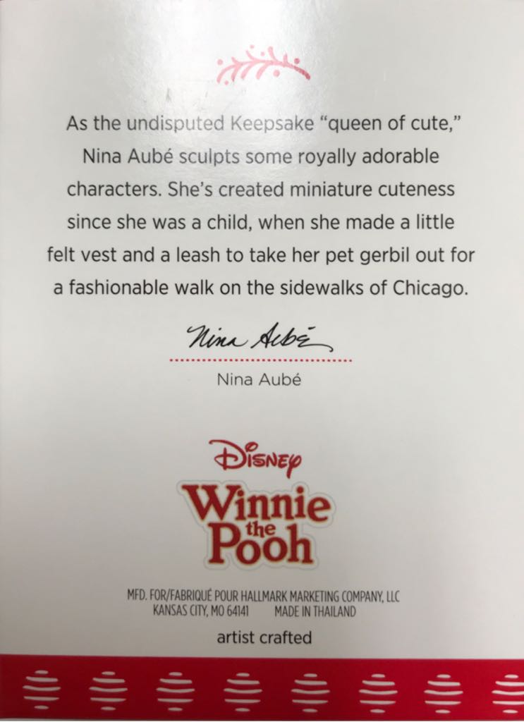 Letter To Santa, A - Disney Winnie The Pooh (Disney Eeyore) ornament collectible [Barcode 763795219346] - Main Image 2