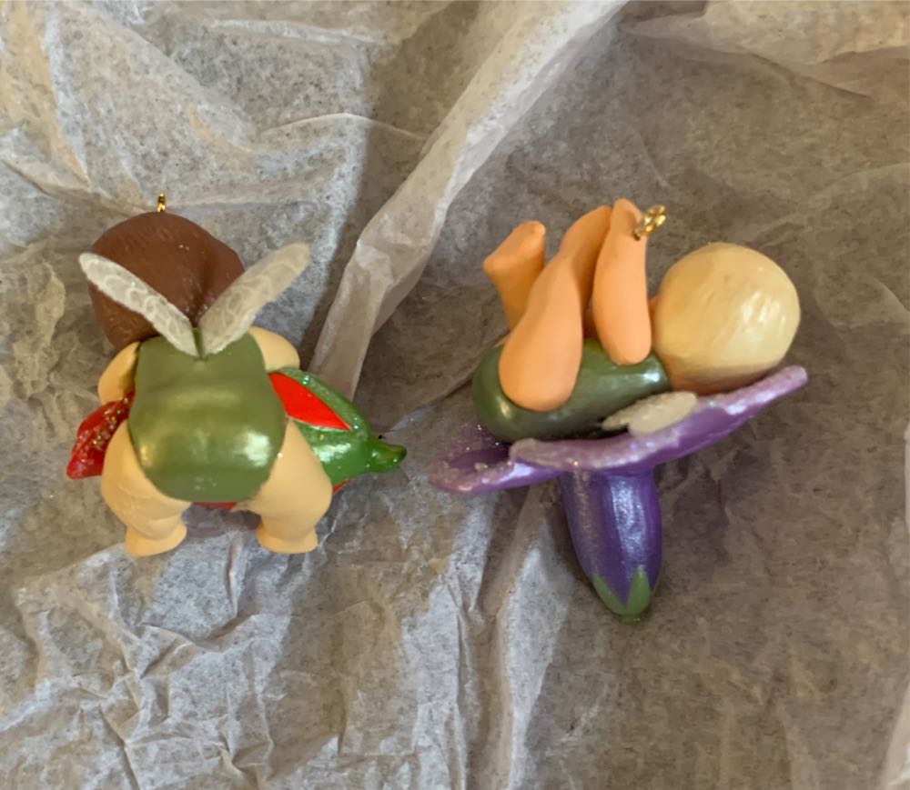 Fairy Messengers. Baby. 2017. Rose And Lavender. 3rd In Series. Sculpted By Kristina Gaughran. - 3rd In Series (Baby Fairy Messengers) ornament collectible [Barcode 763795219377] - Main Image 4