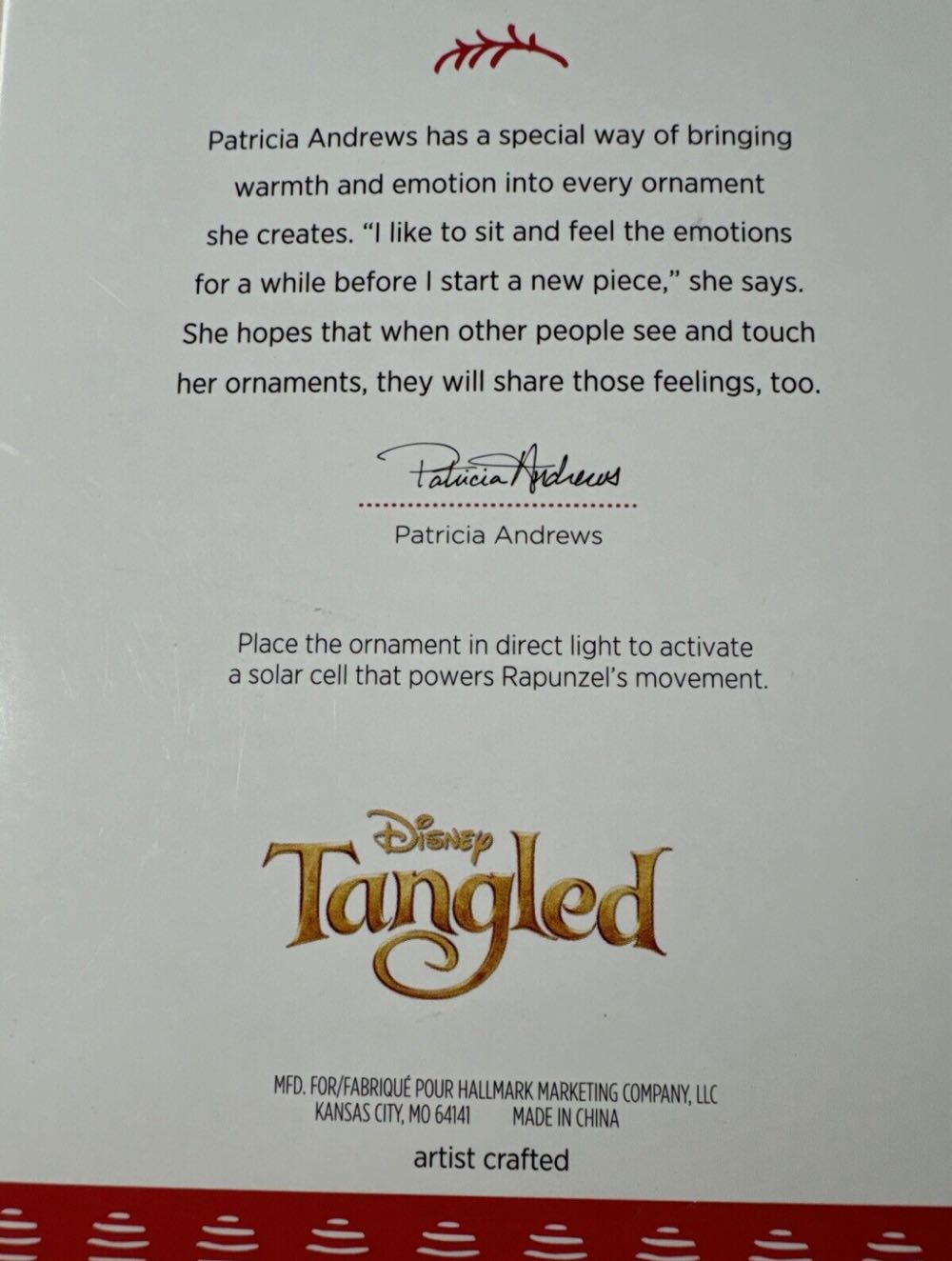 Tangled - In The Swing - Disney Tangled (Movie) ornament collectible [Barcode 763795226146] - Main Image 4