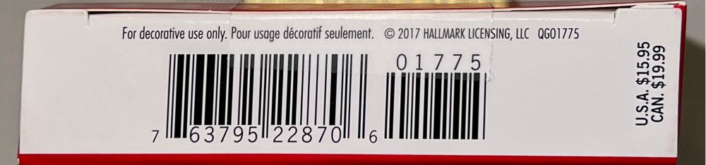 Home Of The Brave  (2017) - Celebrate America (Navy) ornament collectible [Barcode 763795228706] - Main Image 3