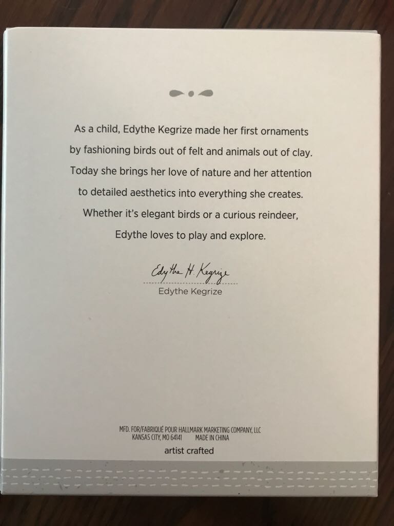 Ravishing Raven 2017 - Beauty Of Birds (Birds) ornament collectible [Barcode 763795230136] - Main Image 2