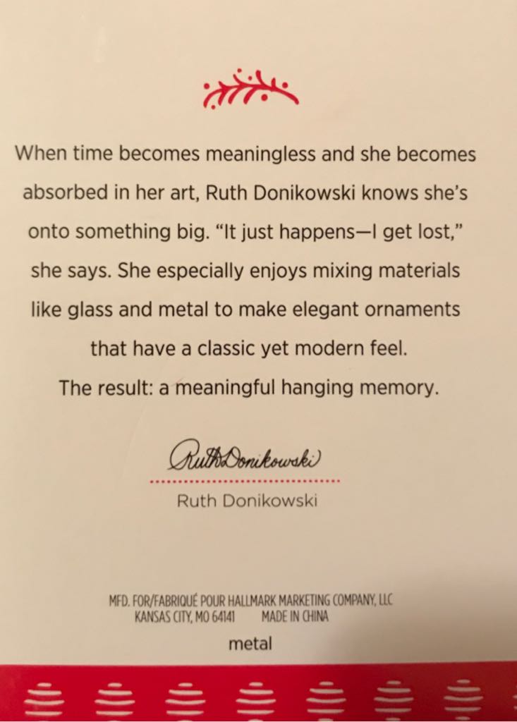 Christmas Stocking  - Metal ornament collectible [Barcode 763795231669] - Main Image 2