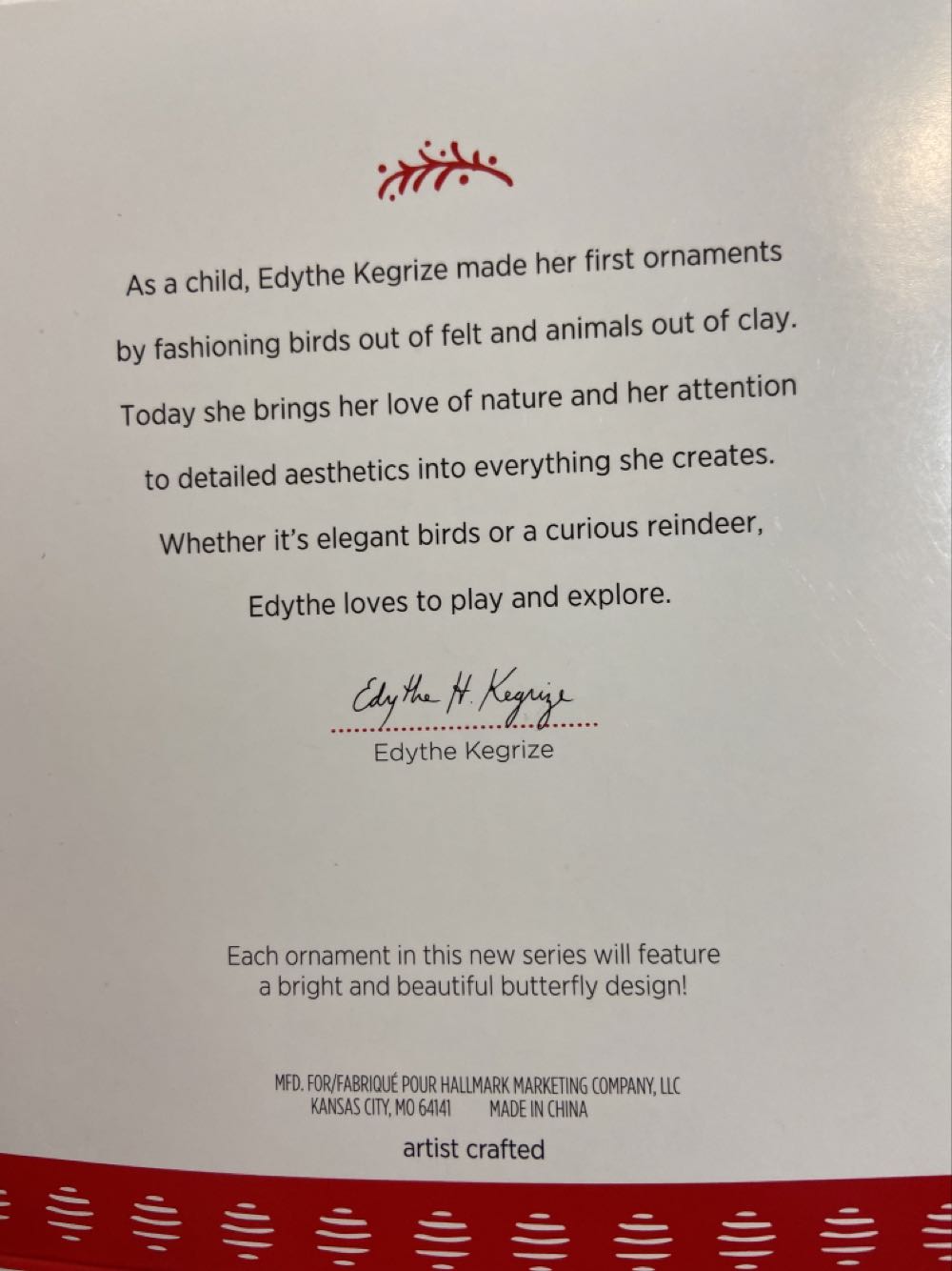 Brilliant Butterflies #1 - Brilliant Butterflies (Butterflies) ornament collectible [Barcode 763795234059] - Main Image 2