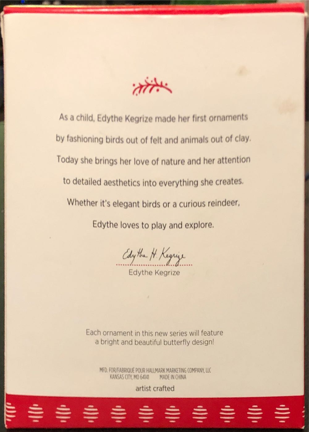 Brilliant Butterflies #1 - Brilliant Butterflies (Butterflies) ornament collectible [Barcode 763795234059] - Main Image 3