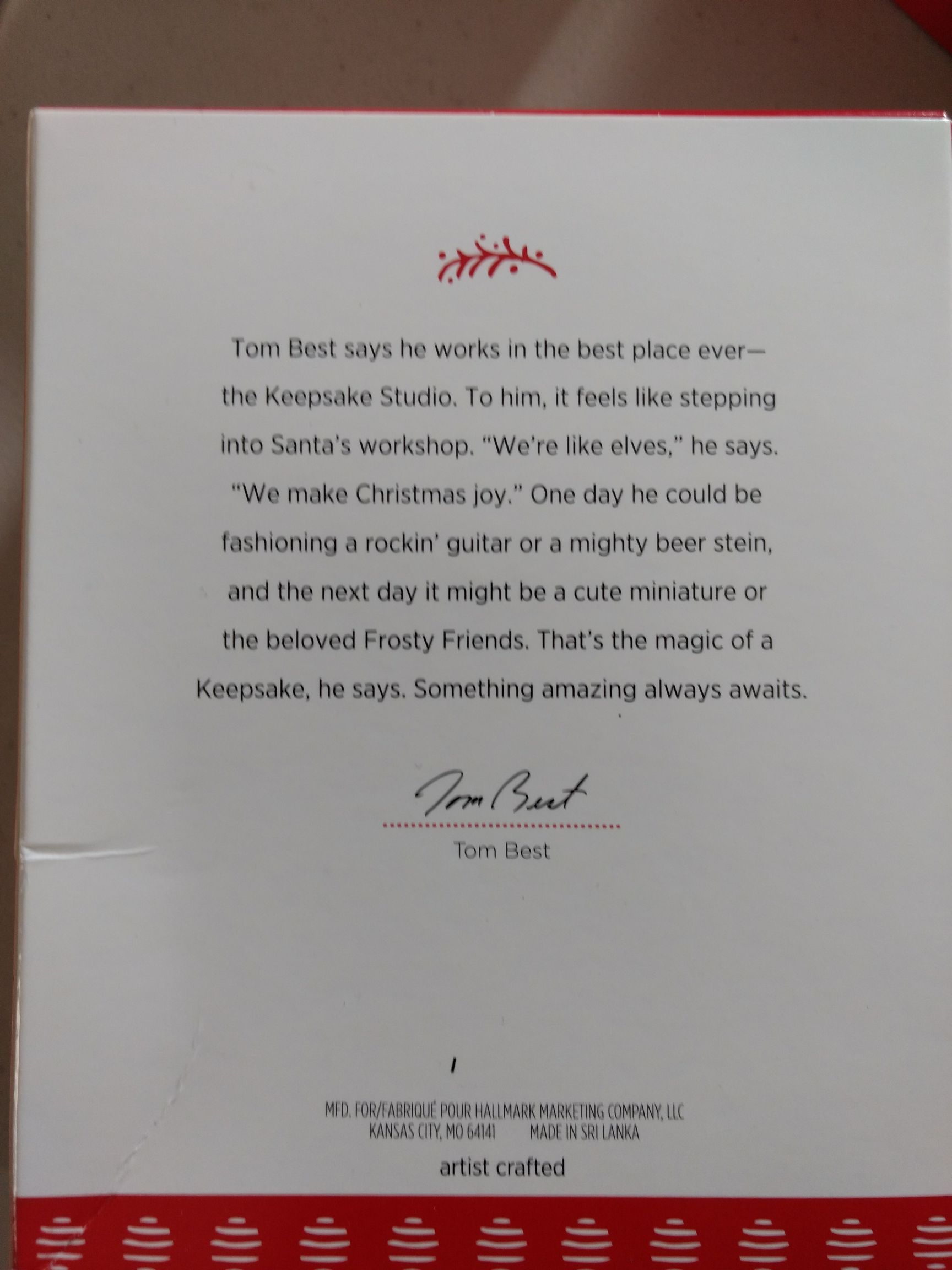 Feliz Navidad 2017 La Luz De La Navidad  ornament collectible [Barcode 763795234127] - Main Image 2