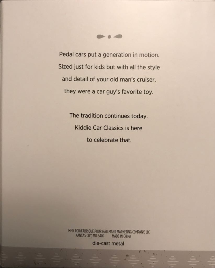 1959 Cadillac Eldorado Biarritz  - 1959 Cadillac Eldorado Biarritz (Kiddie Car Classics) ornament collectible [Barcode 763795237722] - Main Image 2