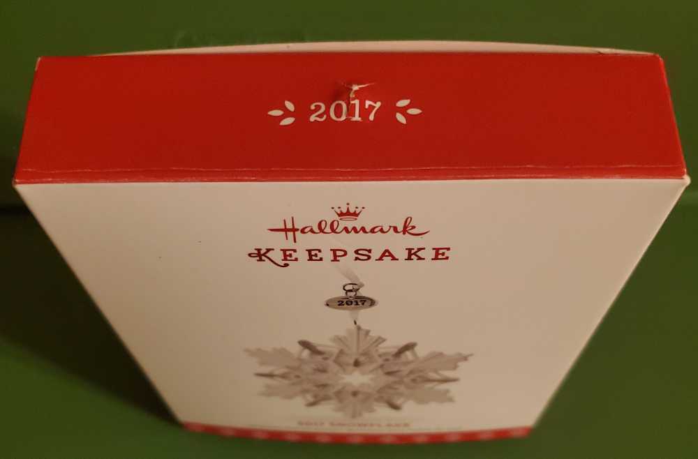 Snowflakes: “2017 SNOWFLAKE” - Snowflakes (Hanging Ornament) ornament collectible [Barcode 763795237777] - Main Image 3