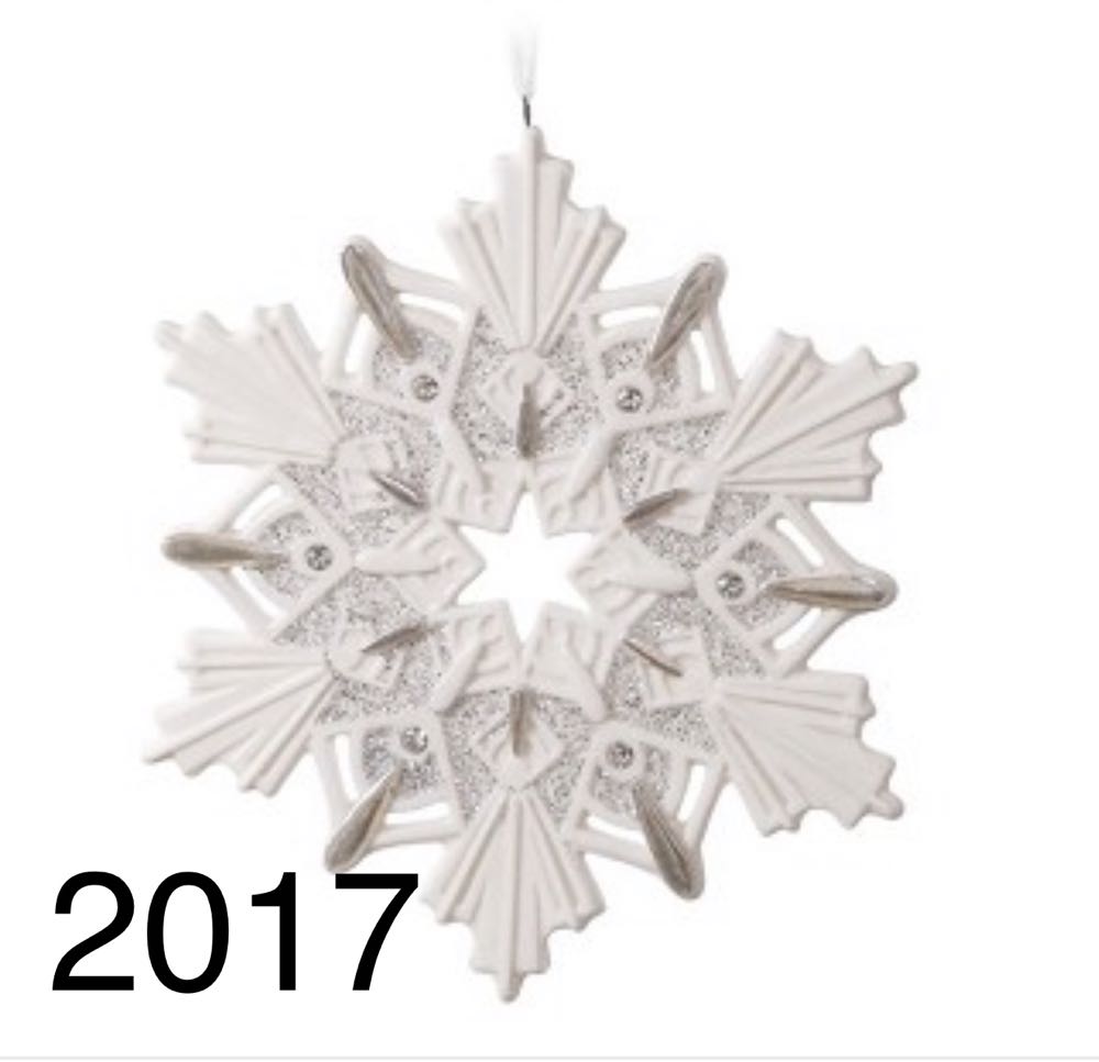Snowflakes: “2017 SNOWFLAKE” - Snowflakes (Hanging Ornament) ornament collectible [Barcode 763795237777] - Main Image 4