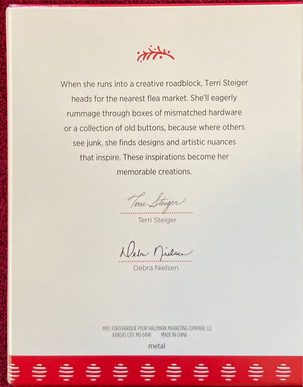 Anchored In Faith   (Religious) ornament collectible [Barcode 763795238248] - Main Image 2