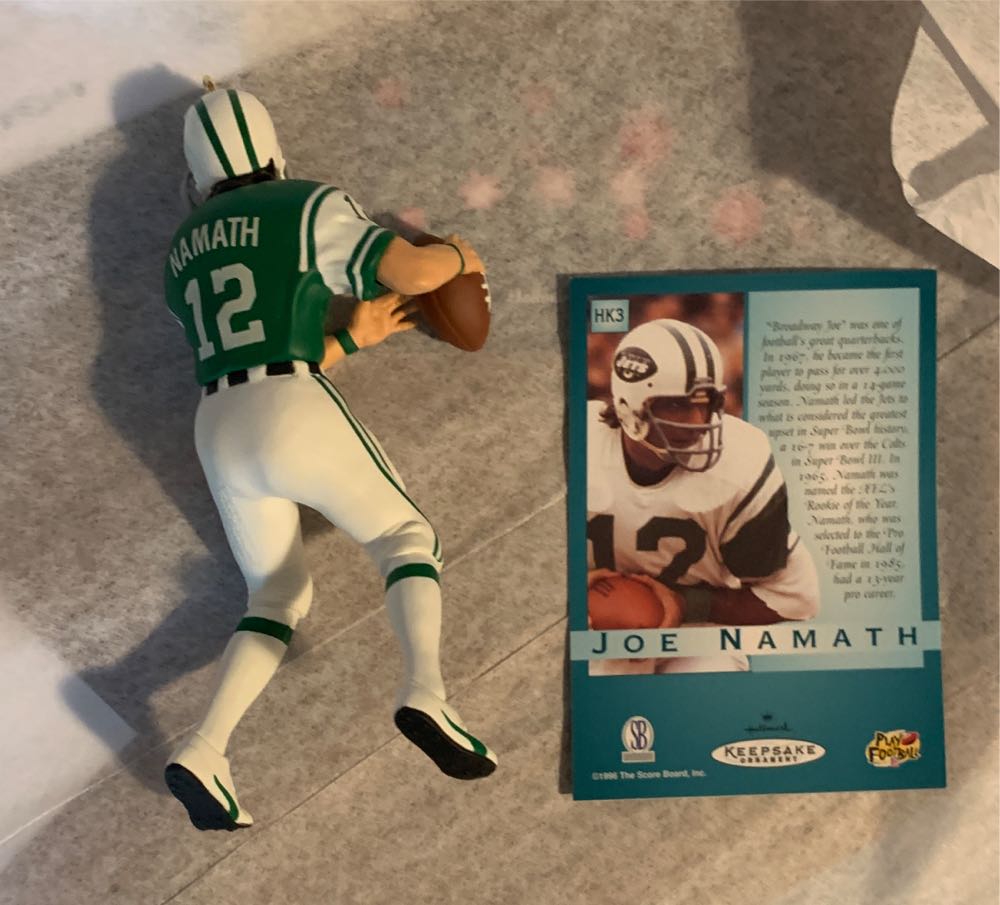 Namath, Joe - Football Legends (Football) ornament collectible [Barcode 015012382037] - Main Image 4