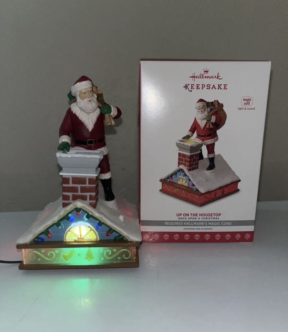 Up On The House Top - Once Upon A Christmas (Tom Best Santa Story) ornament collectible [Barcode 763795238705] - Main Image 4