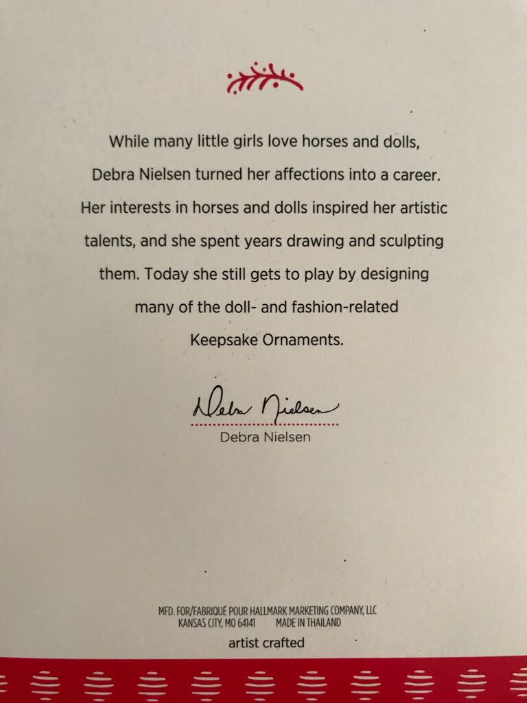 A Pony For Christmas #20 (2017) - A Pony For Christmas (Ponies) ornament collectible [Barcode 763795241460] - Main Image 2