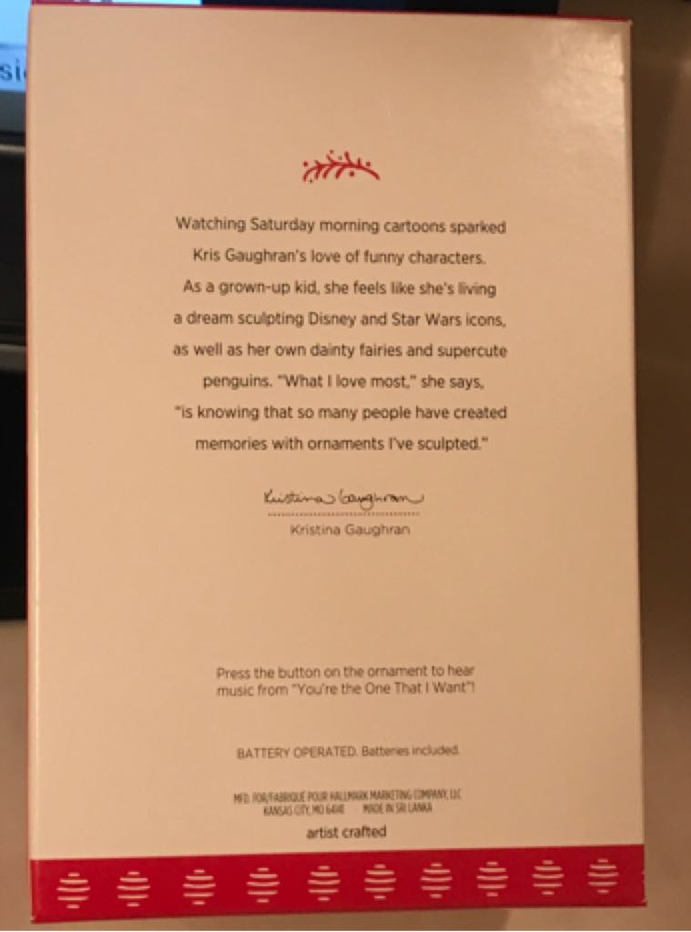 You’re The One That I Want - Grease (Movie & Television) ornament collectible [Barcode 763795242016] - Main Image 2