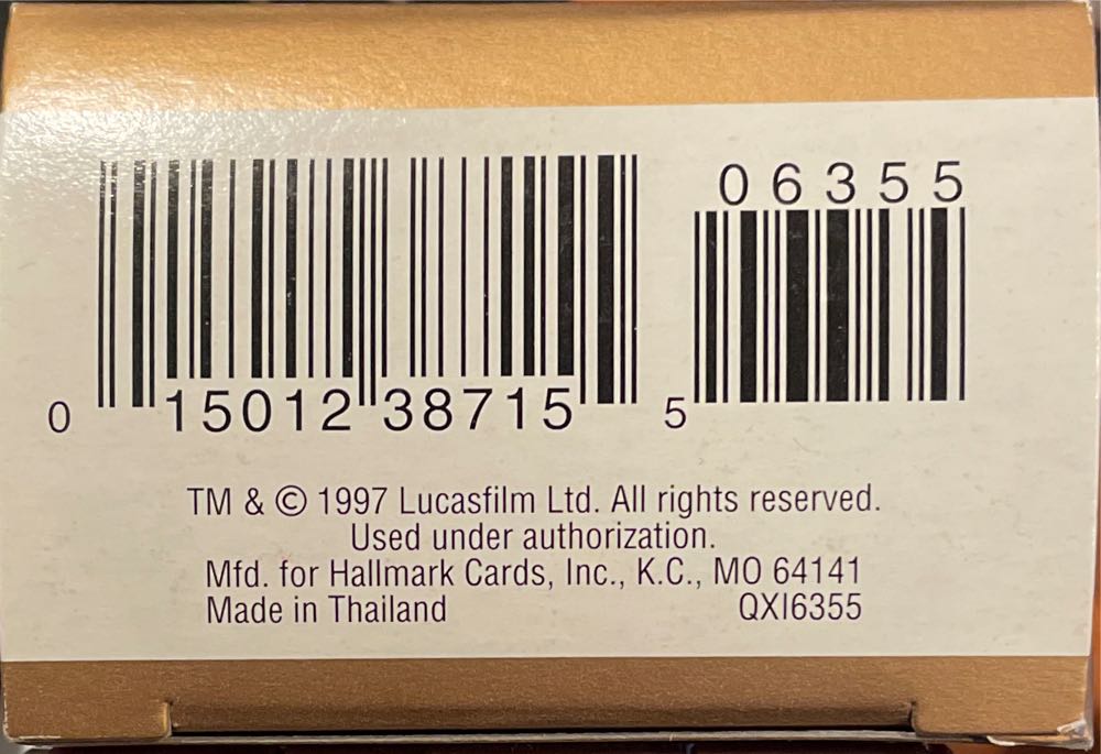 SW: Yoda - Keepsake (Star Wars) ornament collectible [Barcode 015012387155] - Main Image 3