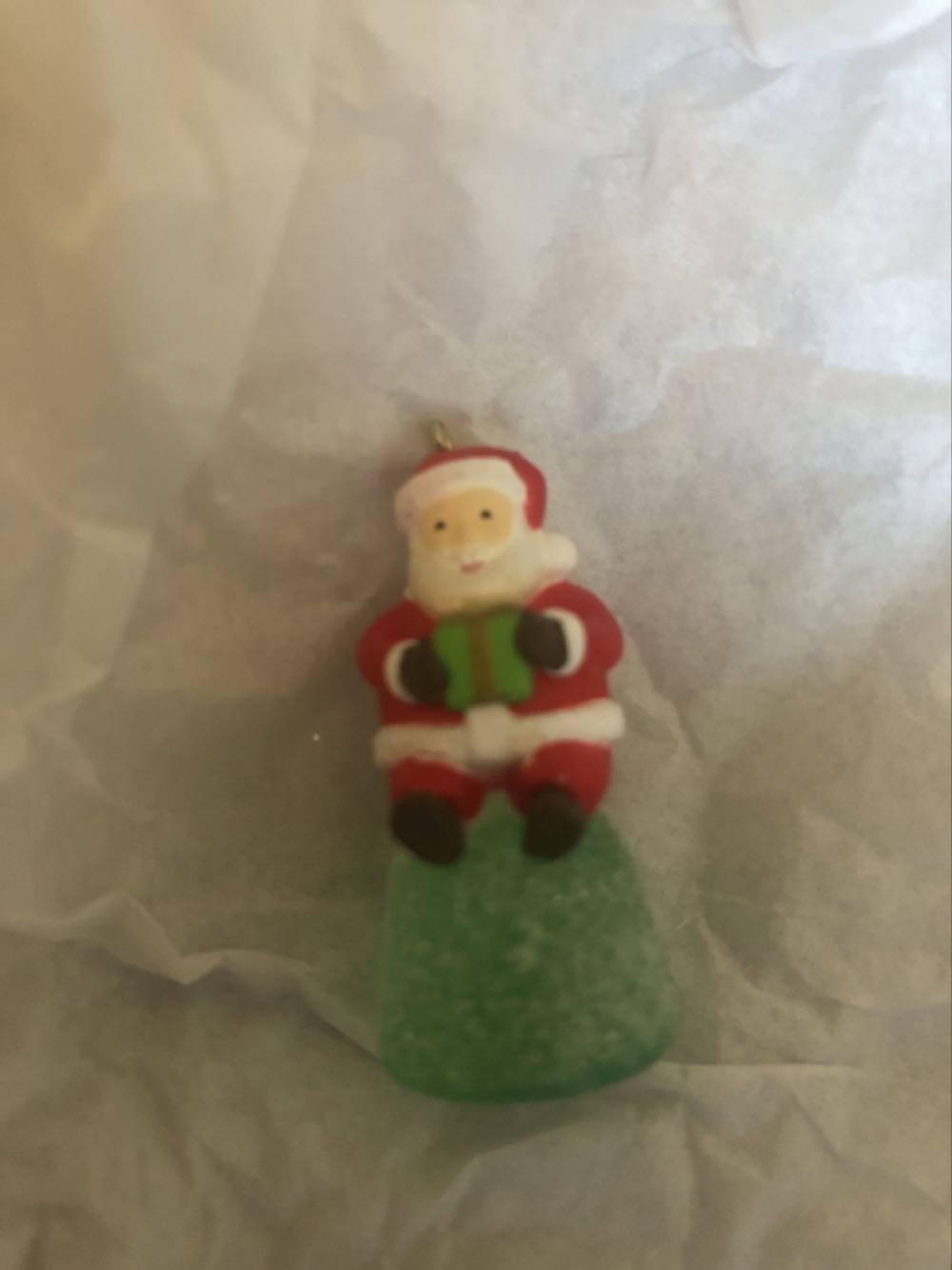 Sweet Li’l Santa - Mini Gum Drop (Gumdrop, Santa, Mini) ornament collectible [Barcode 763795247981] - Main Image 3