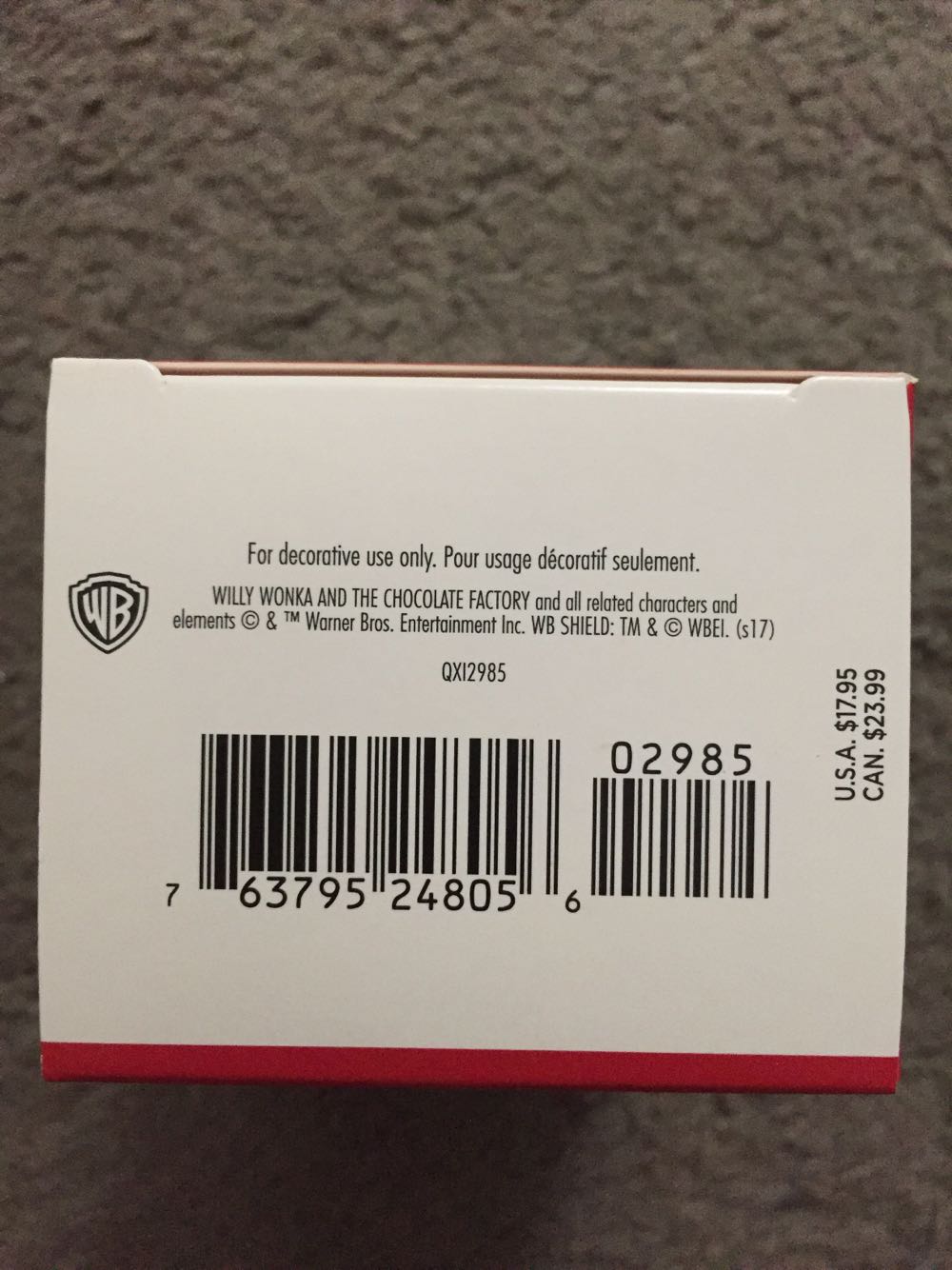 Willy Wonka - Willy Wonka And The Chocolate Factory (Movies & TV) ornament collectible [Barcode 763795248056] - Main Image 3