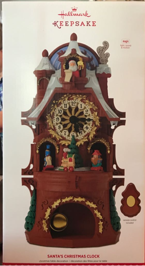 Santa’s Christmas Clock - Santa’s Christmas Clock (Table Top) ornament collectible [Barcode 763795250219] - Main Image 1