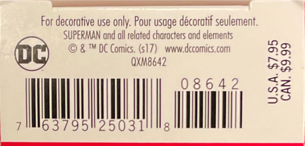 Superman - Justice League (Miniature) ornament collectible [Barcode 763795250318] - Main Image 3