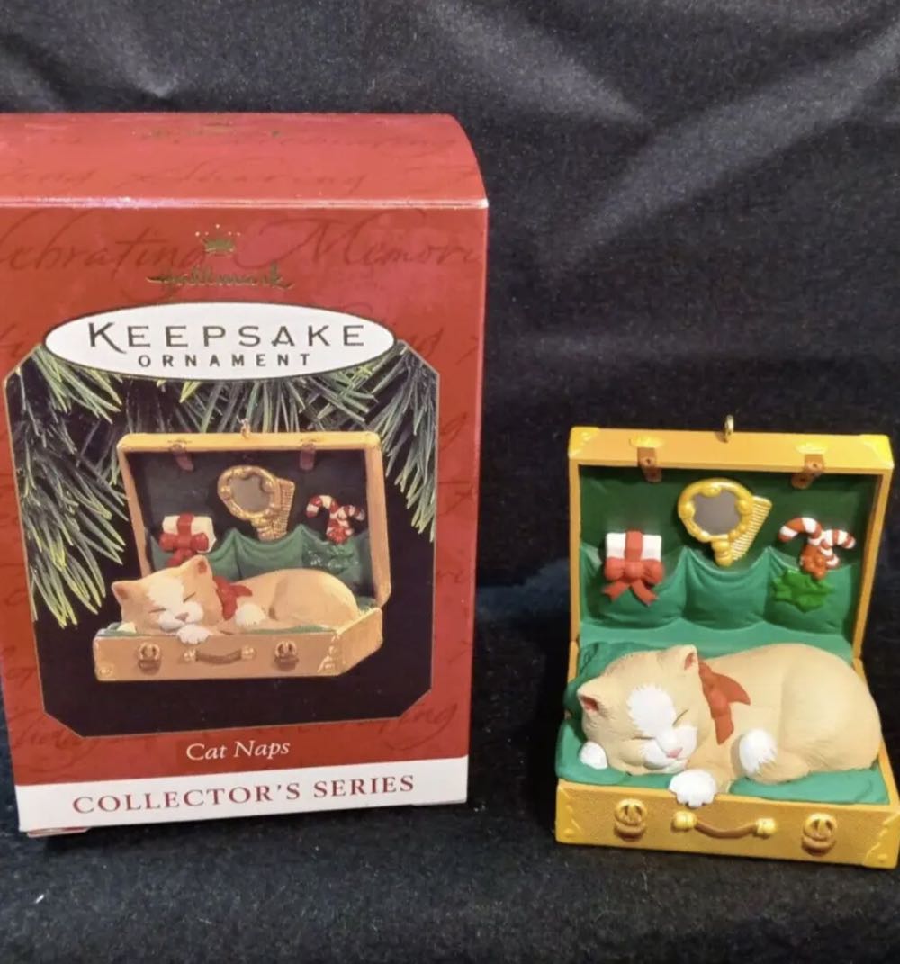 Cat Naps #4 Suitcase Slumber (4th In Series) - Cat Naps (Cat) ornament collectible [Barcode 015012389395] - Main Image 3