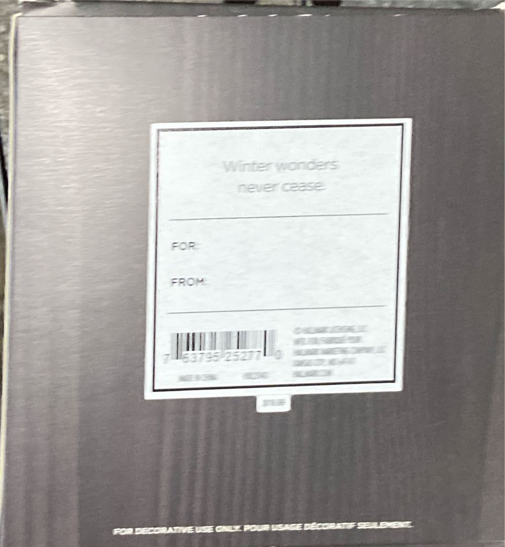 Winter Wonders Never Cease  ornament collectible [Barcode 763795252770] - Main Image 3