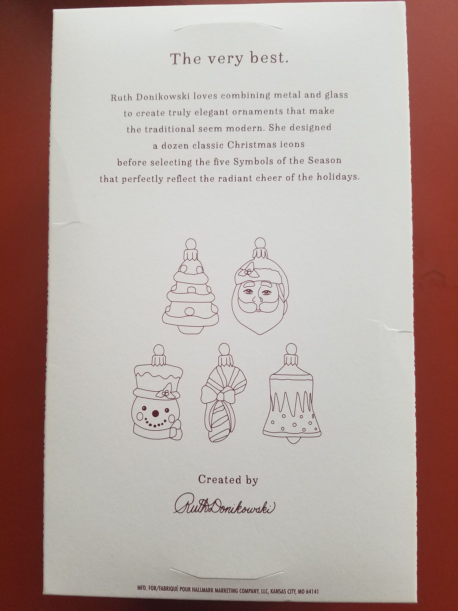 Symbols Of The Season  (Blown Glass) ornament collectible [Barcode 763795257690] - Main Image 2