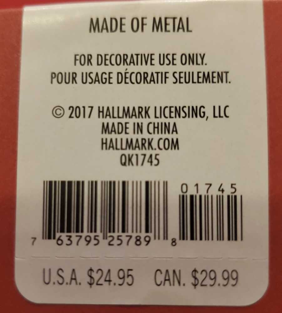 Let It Snowman 2017 - Snowman (Snowman) ornament collectible [Barcode 763795257898] - Main Image 3