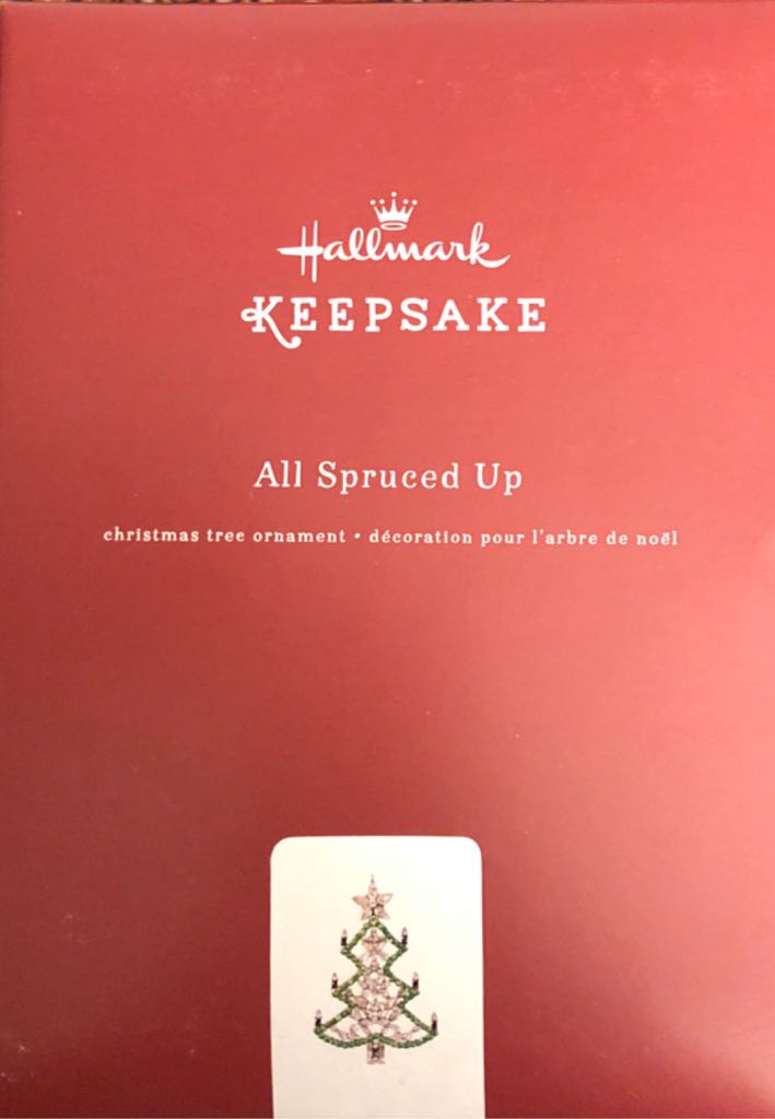 All Spruced Up - Hallmark Crystal ornament collectible [Barcode 763795257928] - Main Image 2