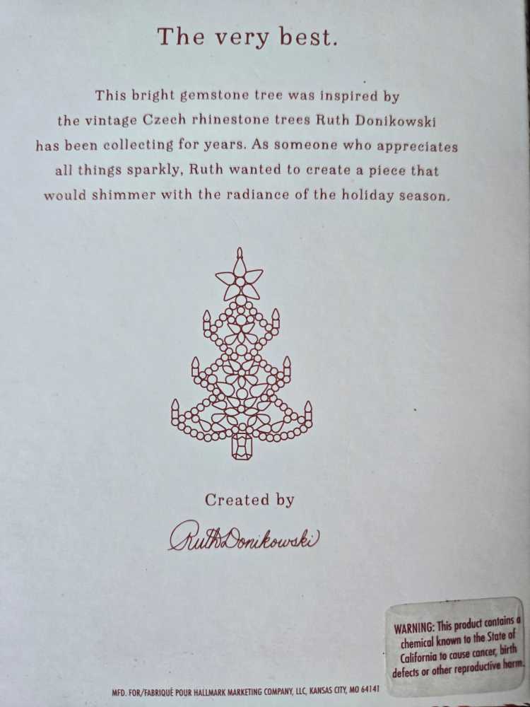 All Spruced Up - Hallmark Crystal ornament collectible [Barcode 763795257928] - Main Image 3