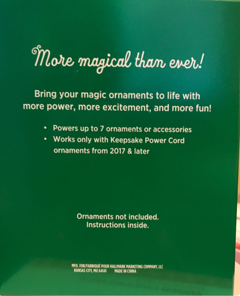 Keepsake Power Cord - Keepsake (Power Cords) ornament collectible [Barcode 763795257980] - Main Image 2