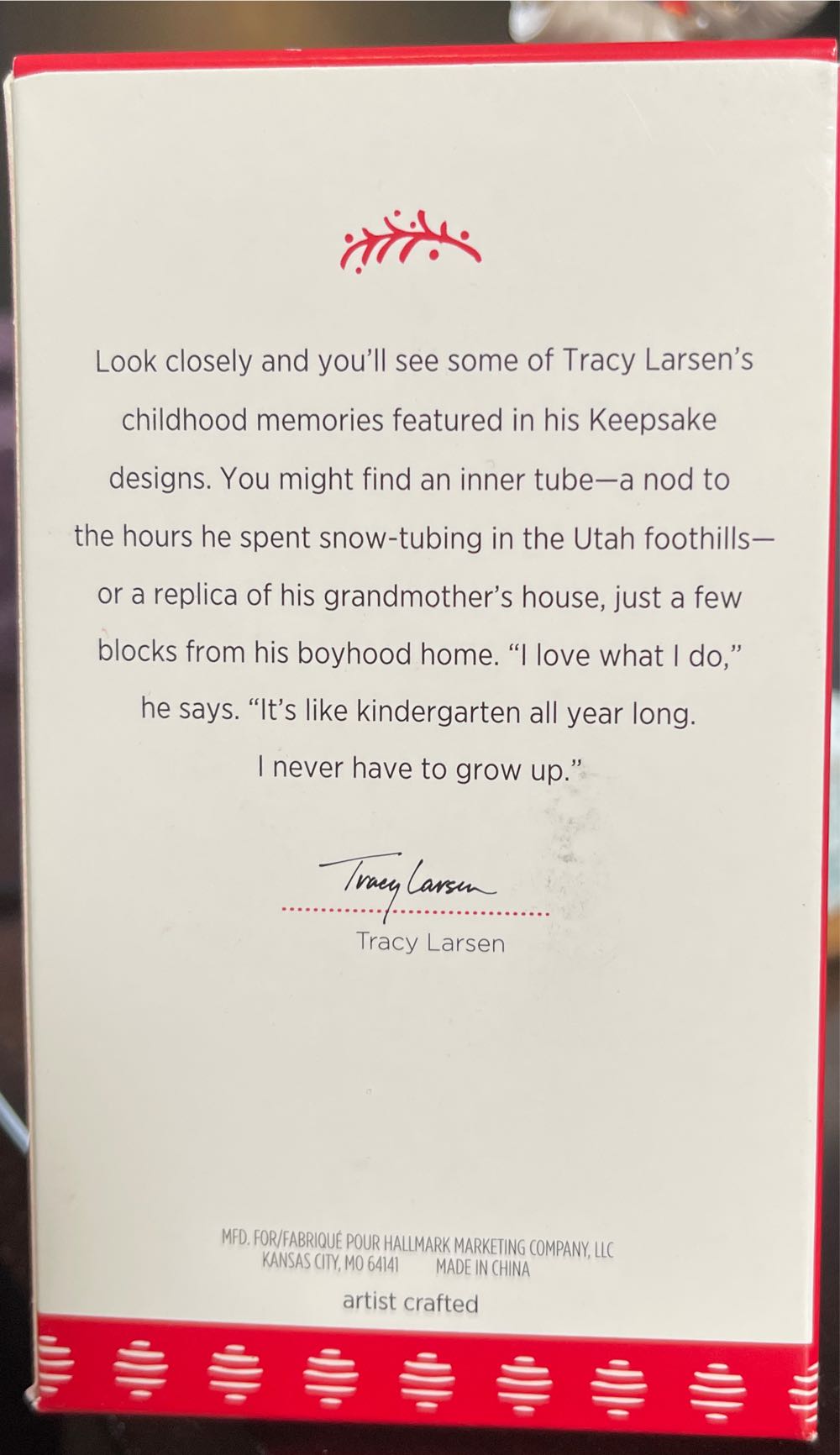 Birch Merry Moose - Birchwood (Birchwood) ornament collectible [Barcode 763795258055] - Main Image 2