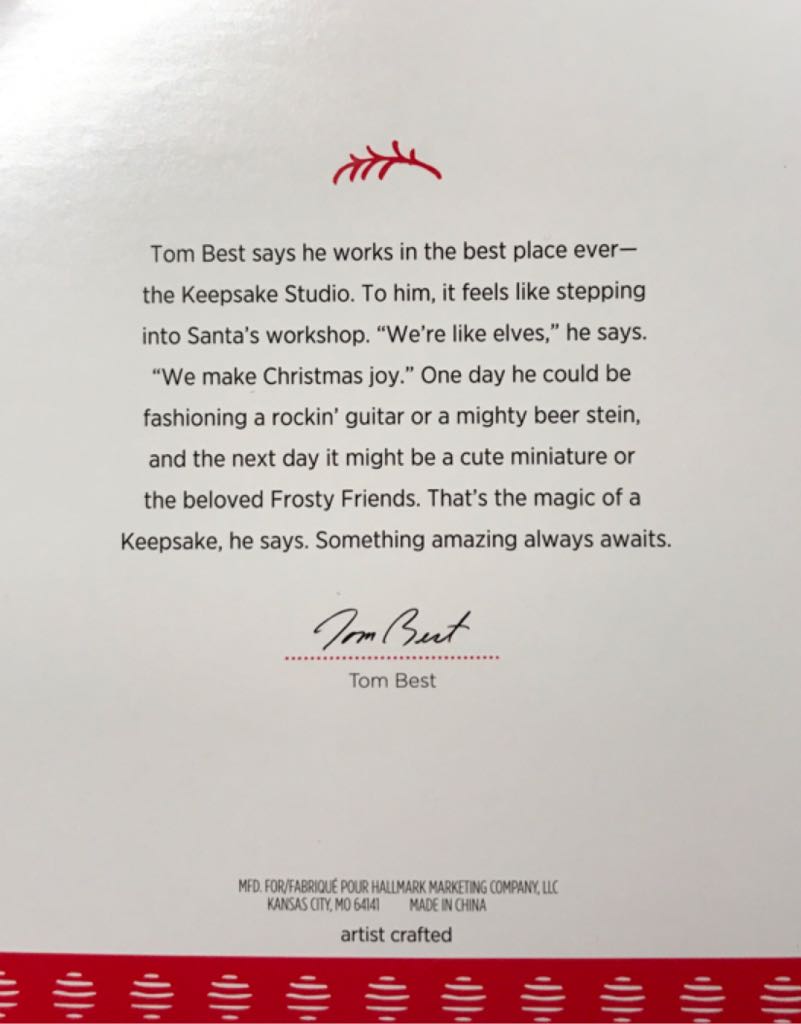 Ho-ho-hole In One  ornament collectible [Barcode 763795258260] - Main Image 2