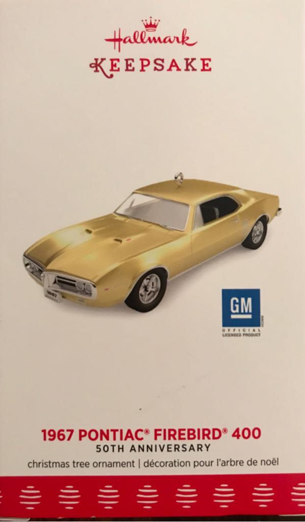 1967 Pontiac Firebird 400 - Classic America Cars (Limited Edition) ornament collectible [Barcode 763795258475] - Main Image 1