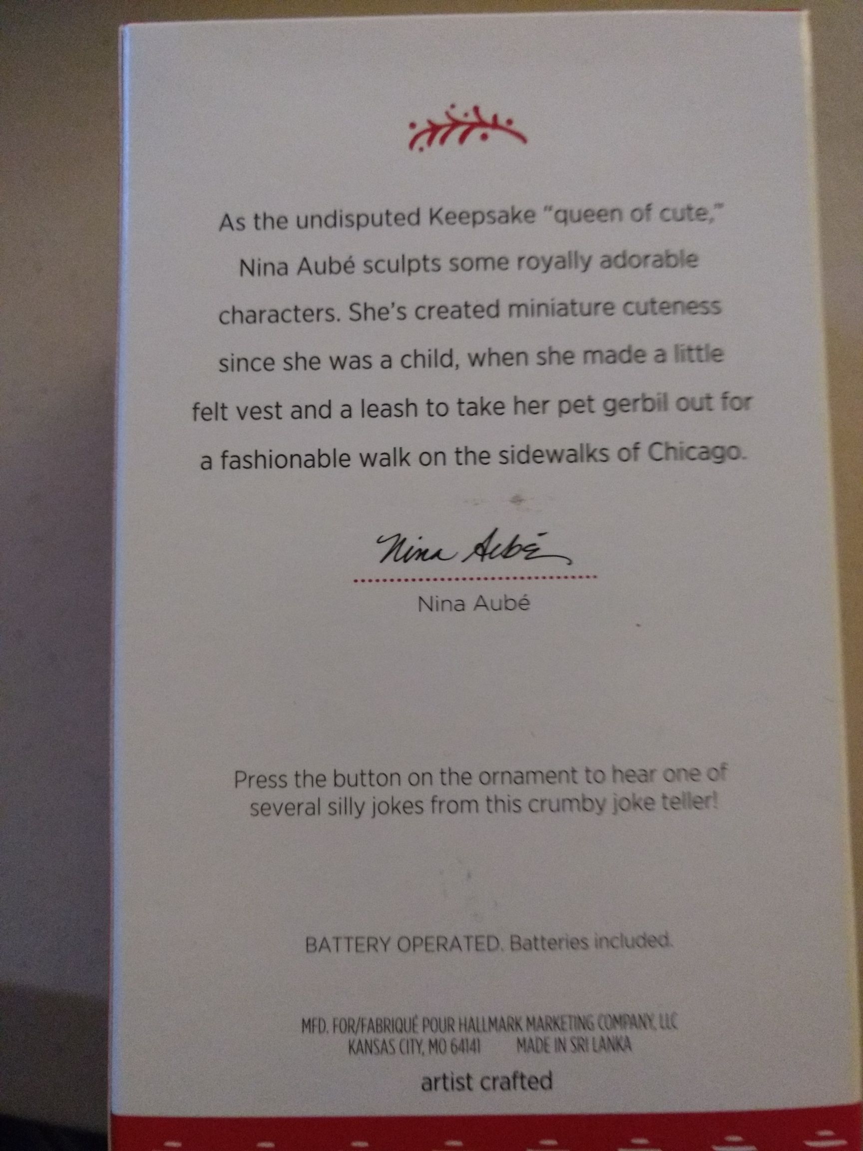 Gingerbread Joker - Magic Sound (Gingerbread) ornament collectible [Barcode 763795258499] - Main Image 2