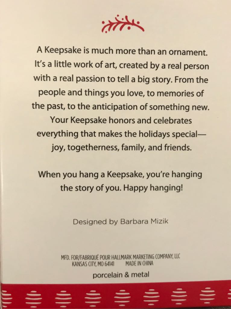 2017  ornament collectible [Barcode 763795258505] - Main Image 2