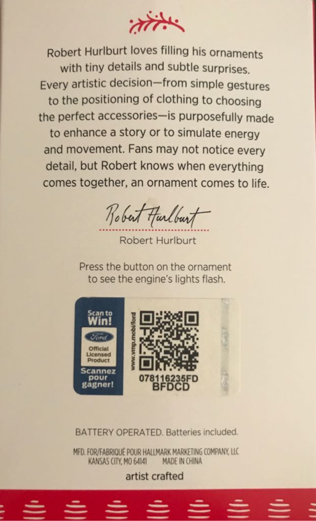 1979 Ford F-700 Fire Engine  - Fire Brigade (Firetrucks) ornament collectible [Barcode 763795258512] - Main Image 2