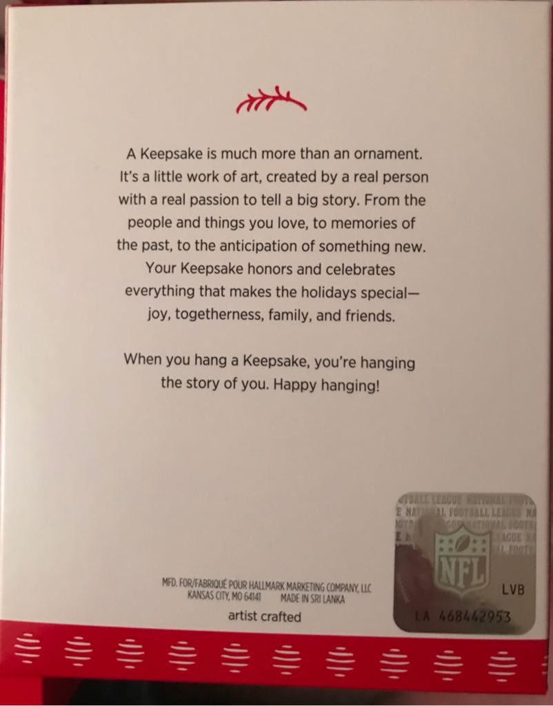 Antonio Brown - NFL (Pittsburgh Steelers) ornament collectible [Barcode 763795258567] - Main Image 2