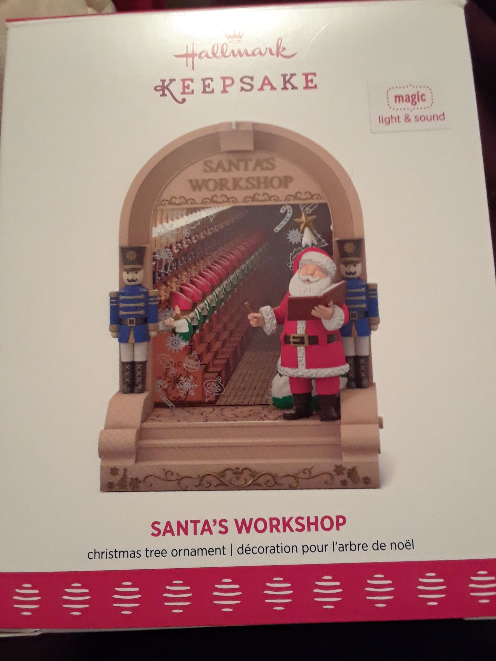 Santa’s Workshop - Hallmark Keepsake (Light & Sound (Battery Op)) ornament collectible [Barcode 763795258635] - Main Image 1
