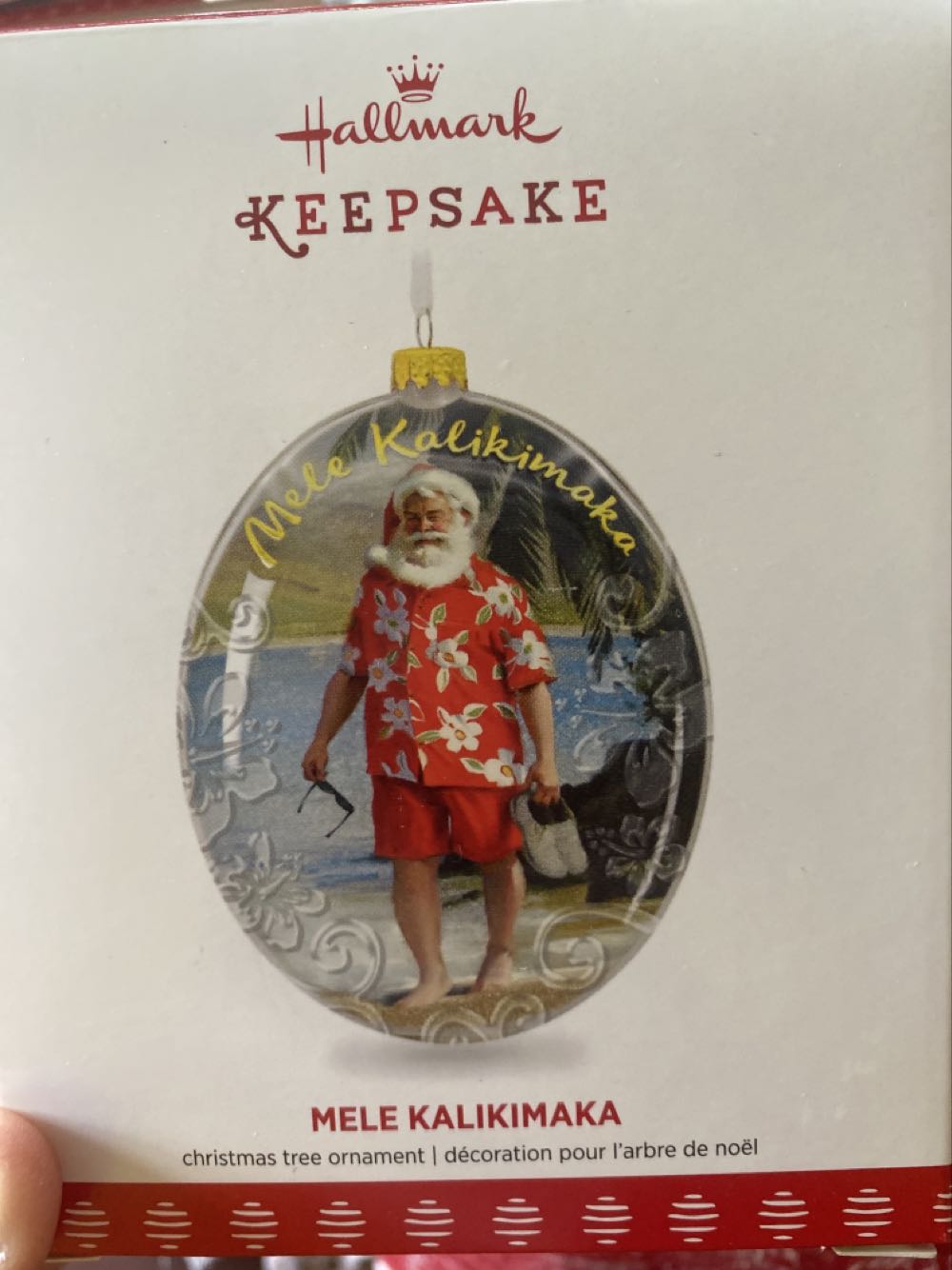 Mele Kalikimaka  (Santas) ornament collectible [Barcode 763795269082] - Main Image 2