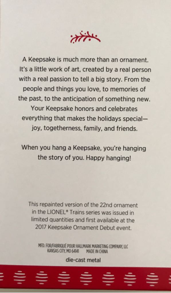 671 S-2 Turbine Steam Locomotive  - Lionel Train Series (Trains) ornament collectible [Barcode 763795271580] - Main Image 2