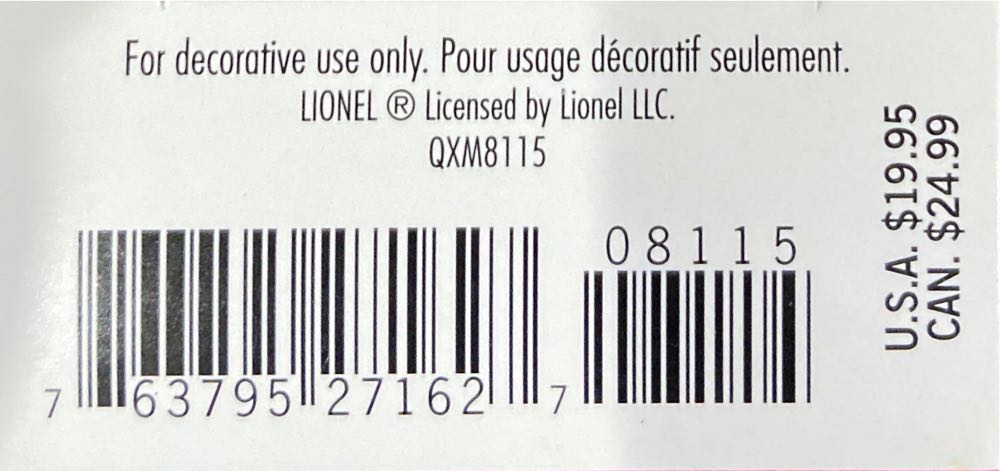 Lionel Toymaker Santa Express - Lionel Train Miniature (Trains, Mini) ornament collectible [Barcode 763795271627] - Main Image 3